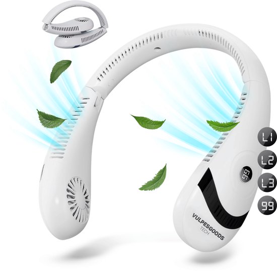 Vulpes Goods Tech Pro White nek ventilator