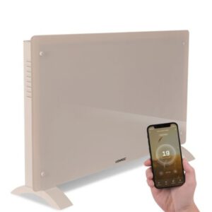 VONROC Luxe elektrische kachel Beige 2000 Watt